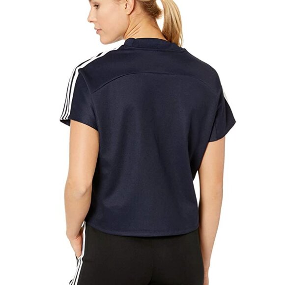 Women's Adidas training Jersey Dark Blue & white DP3899 XL - Picture 3 of 4
